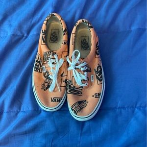 Tangerine Canvas  Vans